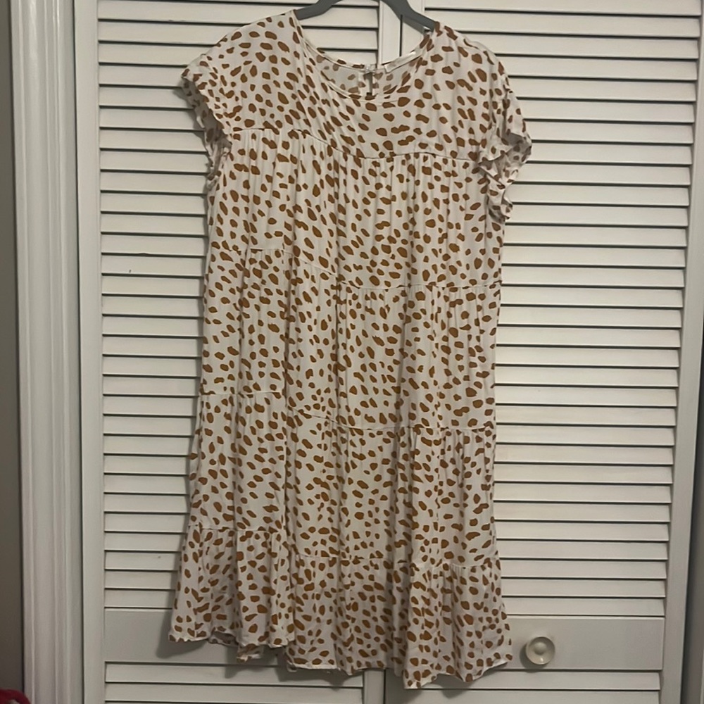 Tiered Dot Dress
